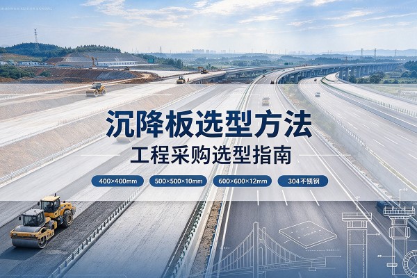 辽阳沉降板选择方法