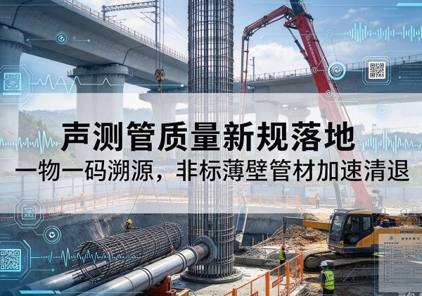 辽阳声测管质量新规落地，一物一码溯源，非标薄壁管材加速清退