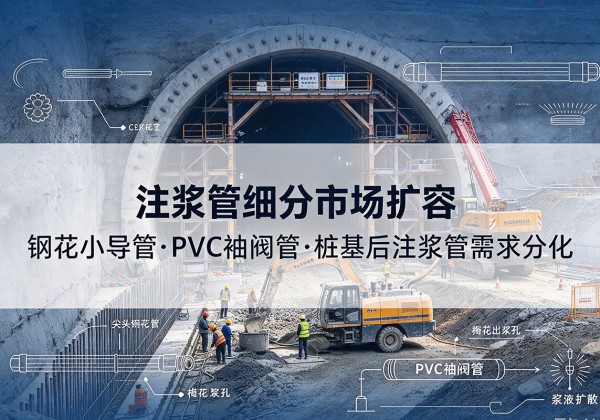 辽阳注浆管细分市场扩容，隧道钢花小导管、PVC 袖阀管、桩基后注浆管需求分化